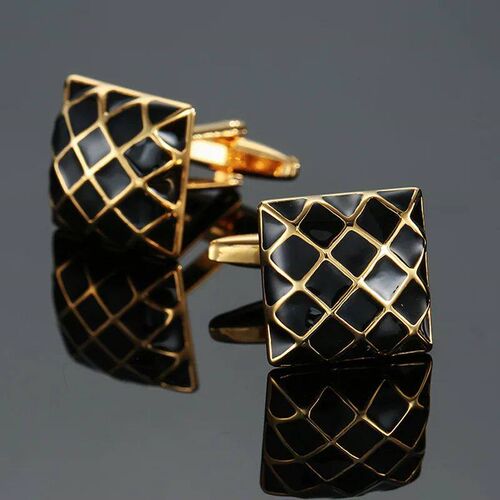 Cufflinks For Men Luxury Silvery Cuffs Retro Metal Cuff Link