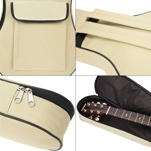 40/41 Inch Waterproof Oxford Fabric Guitar Case Gig Bag Doub