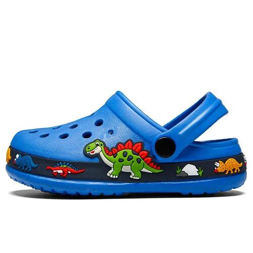 Children Shoes Baby Boys Slippers Cartoon Excavator Print Cl