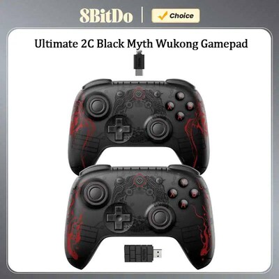 8BitDo Ultimate 2C Wireless Game Controller Wired Gamepad Bl