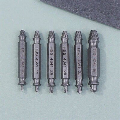 Damaged Screw Extractor Broken Bolt Stripped Set Double