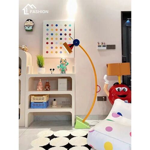 Novel Artistic Design LED Floor Lamp, Creative Color Buildin