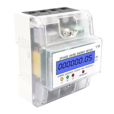 ABNP 3 Phase 4 Wire Energy Meter 220/380V 5-80A Energy