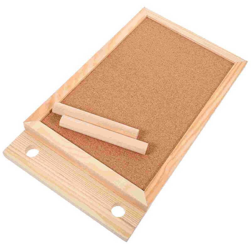 Desktop Cork Board Display Bulletin for Photo Boards Office - 实物图
