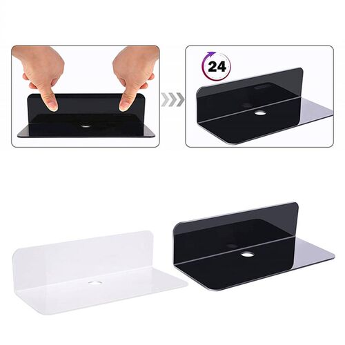 Durable Acrylic Floating Rack Small Display Holder for