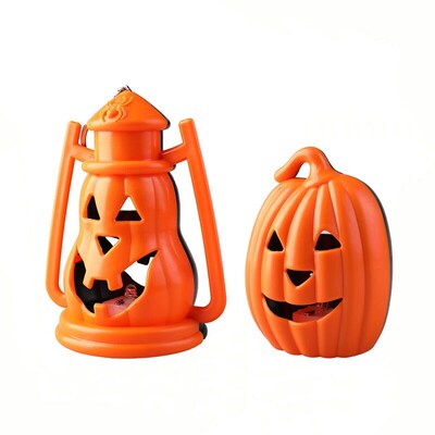 Halloween Decorative Props Luminous Pumpkin Lamp Ghost Festi