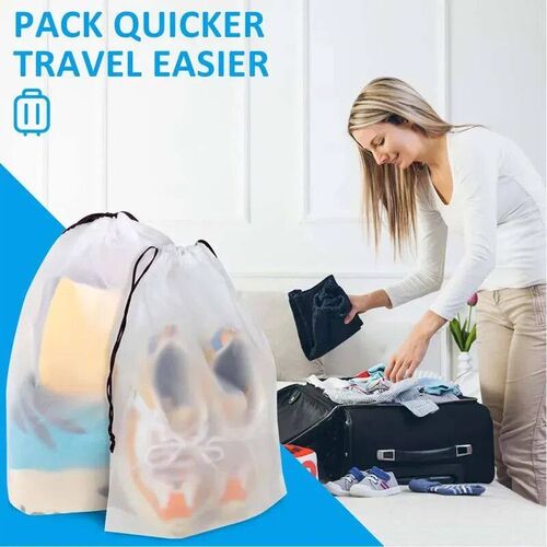 5/10PCS Portable Shoe Storage Drawtring Storage Bag for Sund
