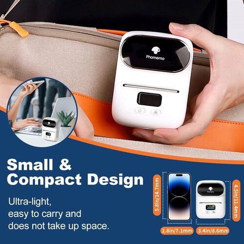 Label Printer M110 Label Maker Barcode Label Printer for Add
