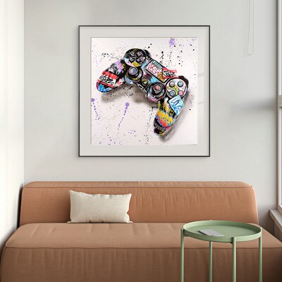 Graffiti Hamburg Game Controllers Drinks Street Art  Print P