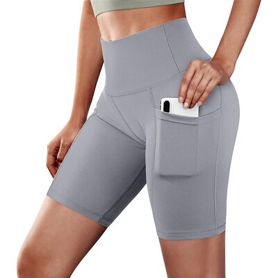 Fitness Trainning Yoga Short Pants Women Gym Shorts High