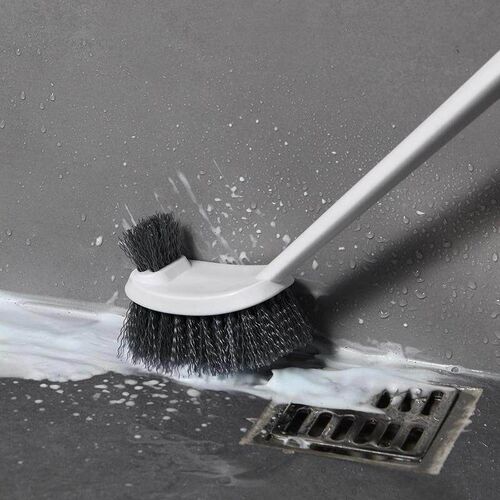 Wall-Mounted Long-Handle Toilet Brush for Home Use,死角清洁