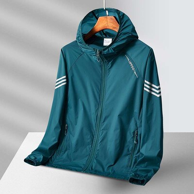 Sun Protection Clothing Mens Summer Thin Ice Silk New Skin