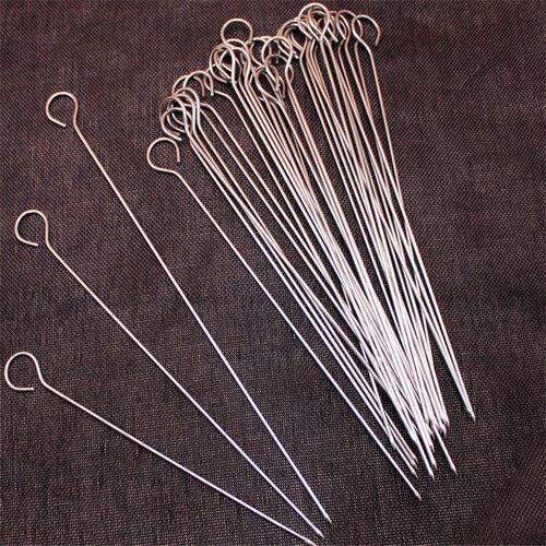 10 20 pcs Outdoor camping picnic tools Round Roast Skewers N