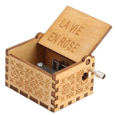 Musical Theme Box Lightweight La Vie In Rose Music Box