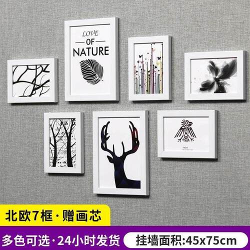 11pcs/L Wooden Multi Pho Frame Picture Frames Wall Hang