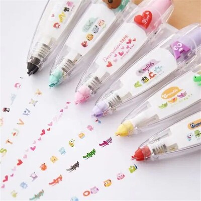 Kawaii Various Pattern Mechanical Design Decorative Correcti