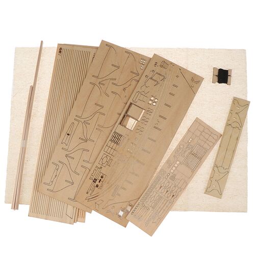 Hot 30/100/70/30 Sailing DIY Ship Assembly model Classic Woo
