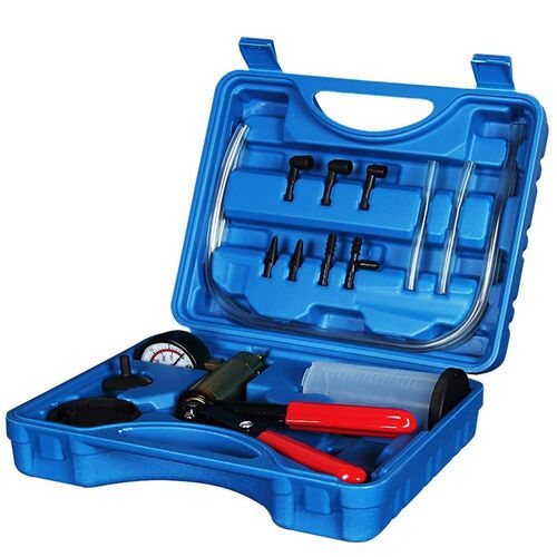 2 In 1 Brake Bleeder Kit Hand Held Vacuum Pump Test Set For