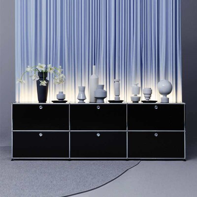 Stainless Steel Modular Combination Sideboard Simple Ins Sty