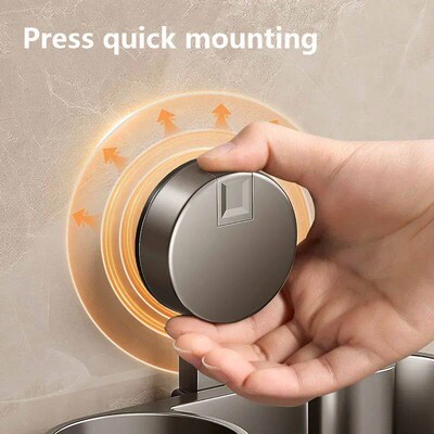 Bathroom Toilet Brush Holder Cleaning Tools Space Aluminum W
