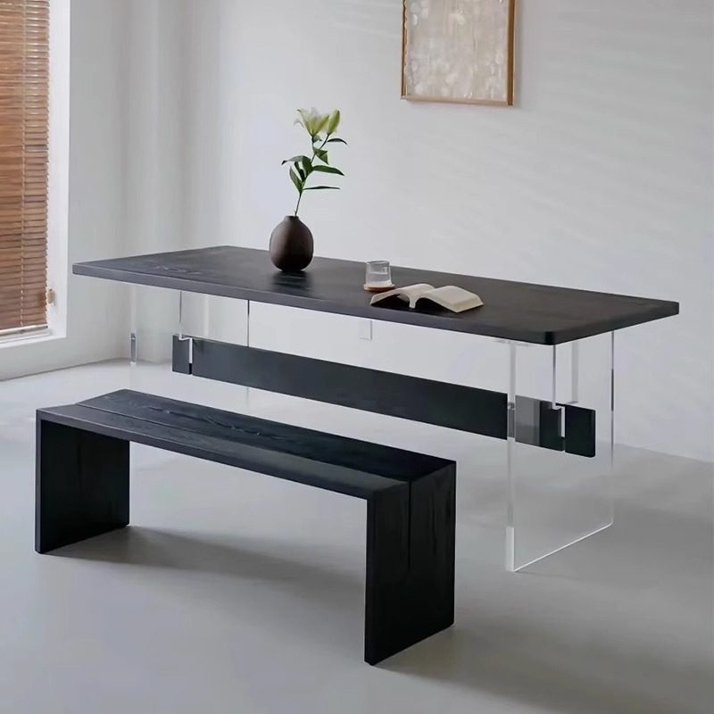 碳化白蜡木桌板升降桌书桌岛台餐桌原木板高级黑色实木桌面板,住宅家具,吧台,淘宝优惠券,粉丝福利购,淘宝优惠卷