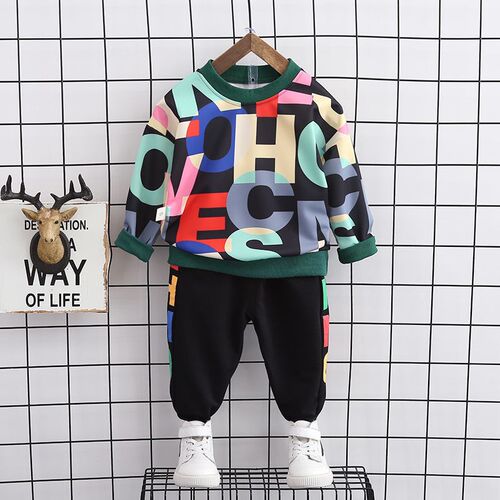 New Spring Autumn Baby Girl Clothes Boys Outfits Children Ca