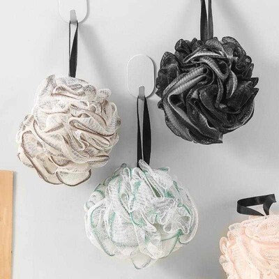Large Bathing Sponge Ball, Cute Bath Flower for Lathering an