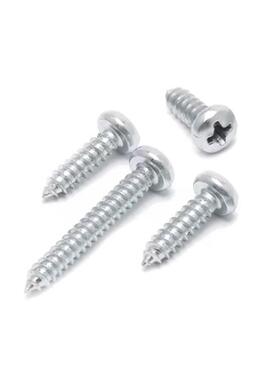 M2-3PA镀白锌十字圆HHI头自攻螺盘头螺钉电子小螺丝丝自攻钉GB84M