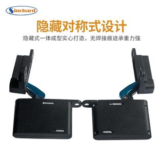 铝框玻璃锌门铰合金重型天地链隐藏48液压冲门缓铰特殊合页Hinge