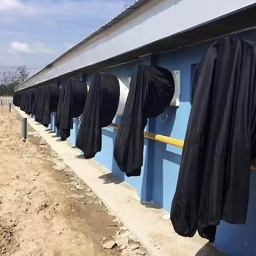 负压风机风防风布袋防蚊虫666防尘排口罩出风风风口网罩防回罩布