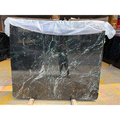 厂家销天然大理石大花绿地板墙直体梯62005背楼家景墙窗台别墅装