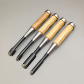 兼友细工半圆凿子 丸凿丸曲凿挖勺小凿子木工雕刻凿木工挖盘工具