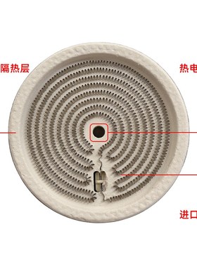 100mm700W【电陶炉电煮茶炉发热盘】发热丝炉芯配件带原装