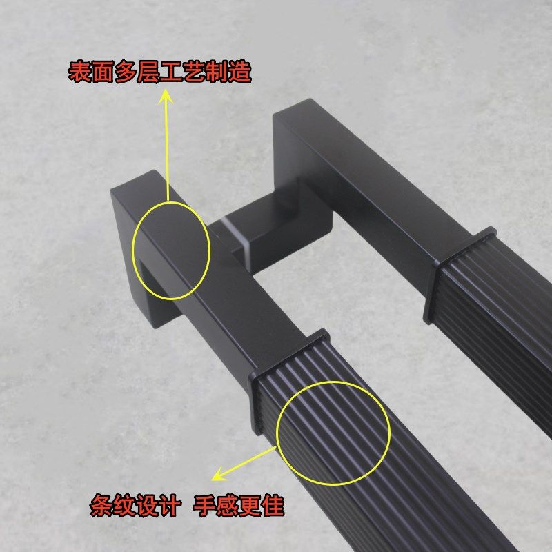 玻璃门拉手加厚不锈钢有框门高端酒店大门扶手防夹手推拉木门把手,基础建材,大拉手,淘宝优惠券,粉丝福利购,淘宝优惠卷