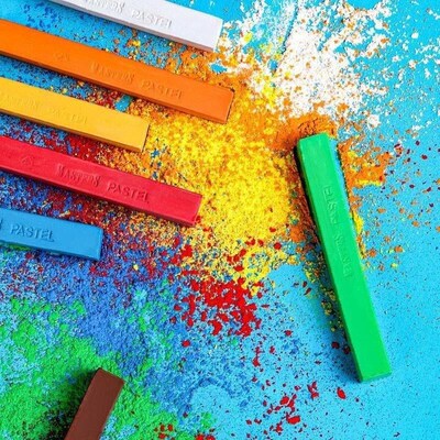 Chalk 36 24 colors Chalk pigment Powder stick Brush crayon