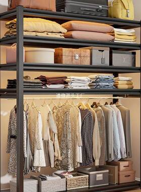 ZSJ-APDP开放式衣柜防尘衣橱收纳架寓出房宿舍卧简公易挂衣架多室