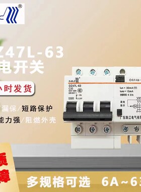 正珠家用工业2P3P4P漏电开关空气开关保护器断路器电闸开关