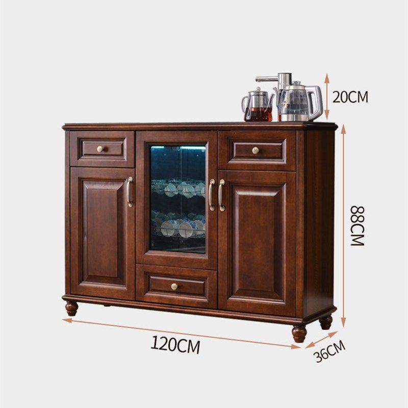 中式冷热智能高档办公实木茶吧机消毒柜一体全自动饮水机家用复古,厨房电器,茶吧机/泡茶机,淘宝优惠券,粉丝福利购,淘宝优惠卷