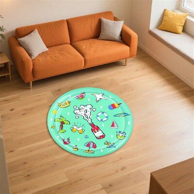 Cat Water Mat with Air Pump Interactive Sensory Play Mat