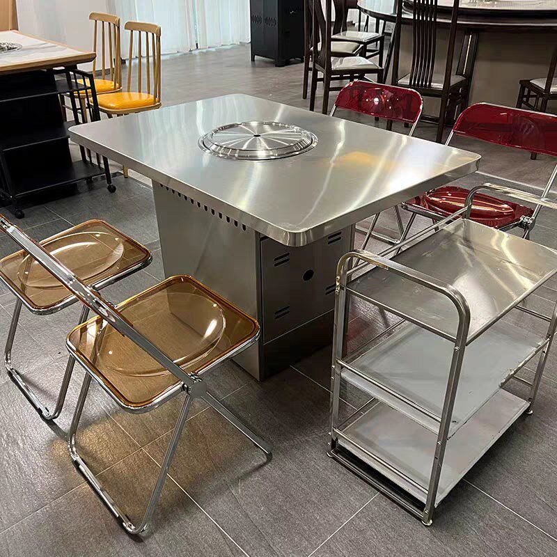 凯顺家不锈钢烤肉桌火锅桌叙利亚风烤肉桌韩式工业风烤肉桌火锅桌,商业/办公家具,烤肉桌,淘宝优惠券,粉丝福利购,淘宝优惠卷