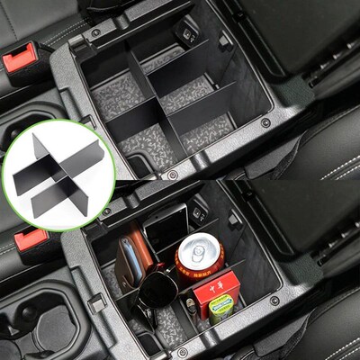 Car Armrest Box Storage Organizer Copilot Grab Tray Stowing