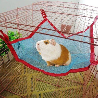 Rodent Hammock Square Shape Summer Breathable Mesh Bed