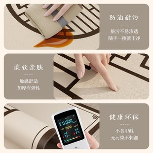 pu皮革中式风格飘窗垫窗台垫异形定制自由剪裁防水防潮防油薄垫子