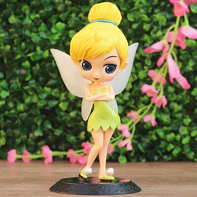 14cm Q Posket Princess Tinker Bell Figure Model Toys Cake Fi
