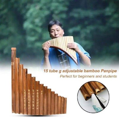 Practical Natural Material Pan Pipes Easy to Learn Pan