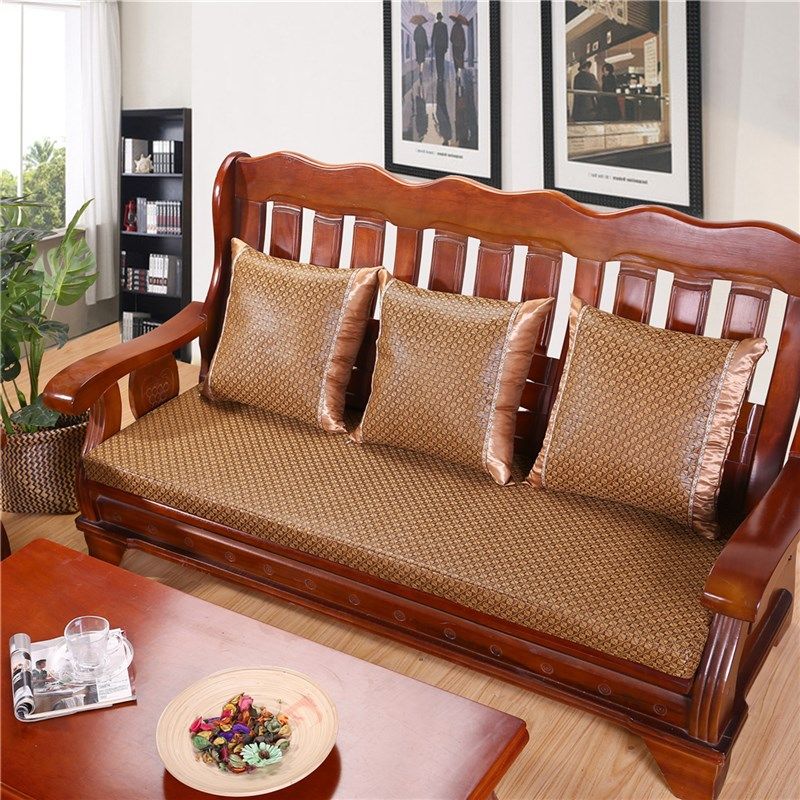 实木头红木沙发垫 夏天藤草凉席麻将席凉垫夏季冰藤防滑加厚坐垫,居家布艺,沙发垫,淘宝优惠券,粉丝福利购,淘宝优惠卷