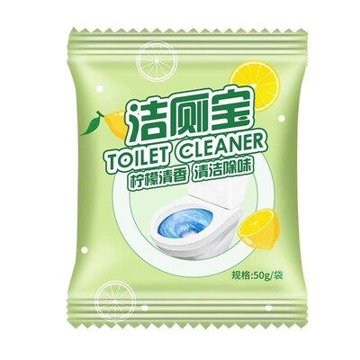 Lemon Scented Toilet Cleaner Blue Bubble - A powerful toilet
