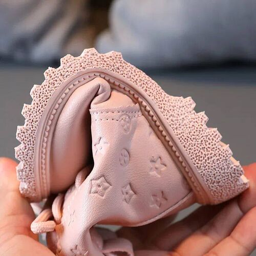 Botas Girl Shoe High Top Kid Shoe2024winter Fashion Child Bo