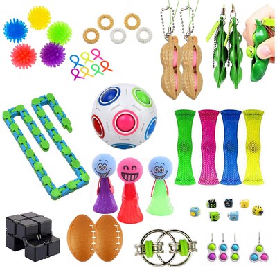 Sensory Toys Bean AntiSress Sretchy Strings Push It Squishy