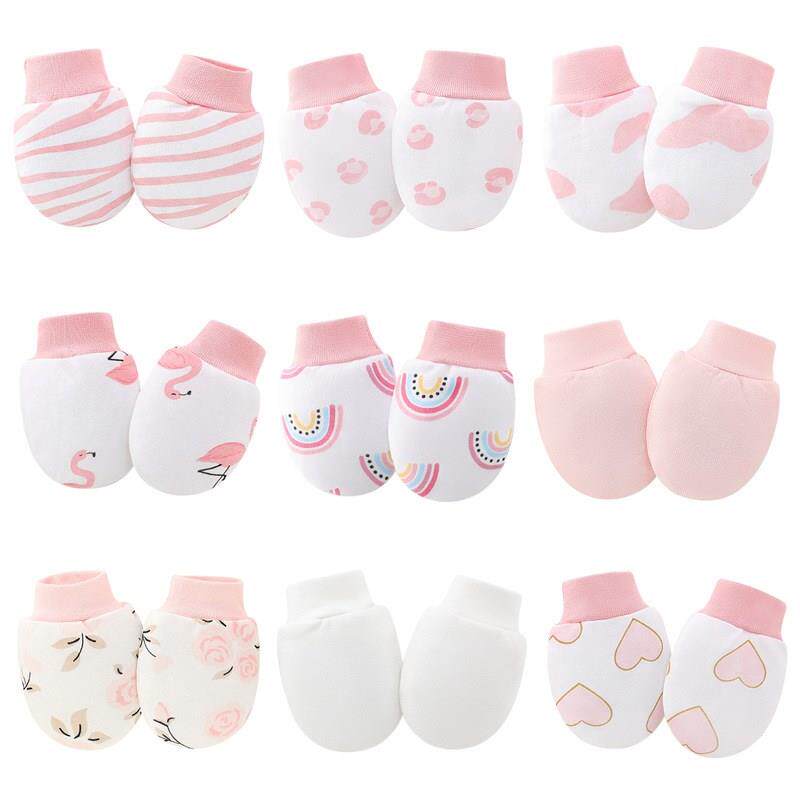 Newborn Antiscratch Gloves Infant Antiface Scratch Gloves Ba - 实物图